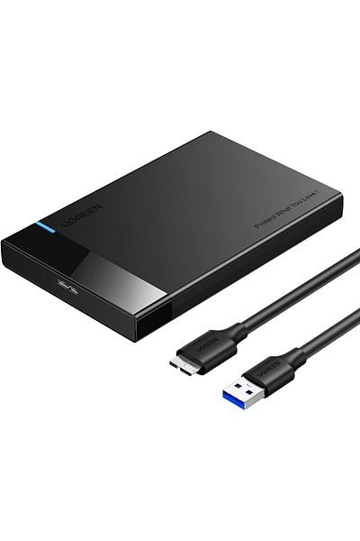 Ugreen Hard Drive Enclosure Adapter USB 3.0 to SATA External Hard Disk Case Compatible for 2.5 Inch