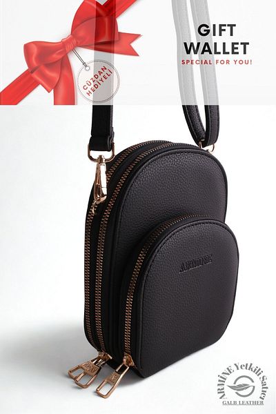 Armine Original Armine Premium Quality Women's Shoulder and Hand Bag Suitable for Daily Use 384 Black +1