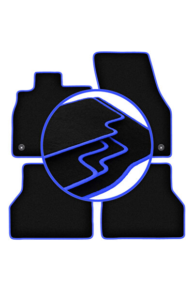 shumee Covorase CARLUX-BLUE pentru: Volkswagen Caddy IV kombivan (2020-)