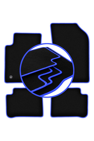 shumee Covorașe auto CARLUX-ALBASTRU pentru: Citroen C3 III hatchback (2017-)