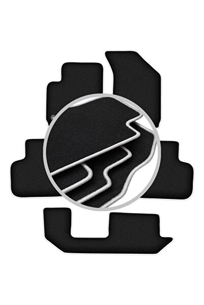 shumee Covorașe auto CARLUX-SILVER pentru: Fiat Freemont 7 locuri (2011-2016)