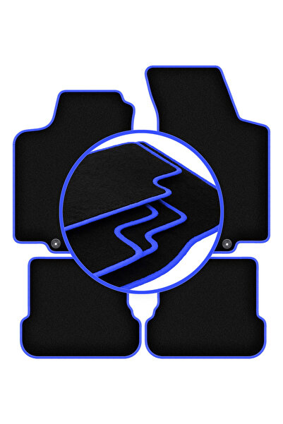 shumee Covorașe auto CARLUX-BLUE pentru: Volkswagen Golf IV cabrio (1998-2002)