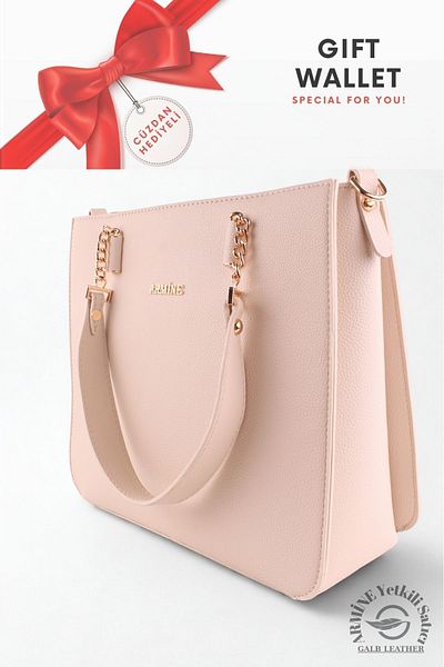 Armine Original Armine Premium Quality Women's Shoulder and Hand Bag Suitable for Daily Use 362 Cream +1