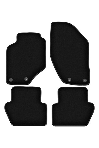 shumee Covorașe BASIC negre din velur pentru: Volvo S70 I sedan (1996-2000)