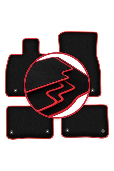 shumee Covorașe auto CARLUX-RED pentru: Cadilac CT6 0 (2016-)