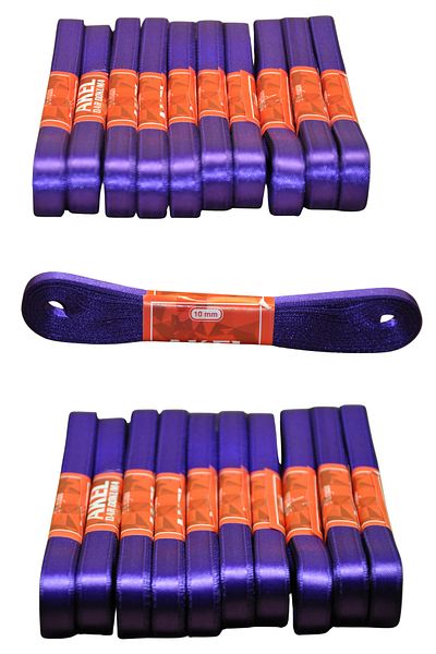 Larenya 1 cm Wide Ribbon |   10 Meters |   Purple Suitable for Handicraft, Ornament, Hobby and Packaging
