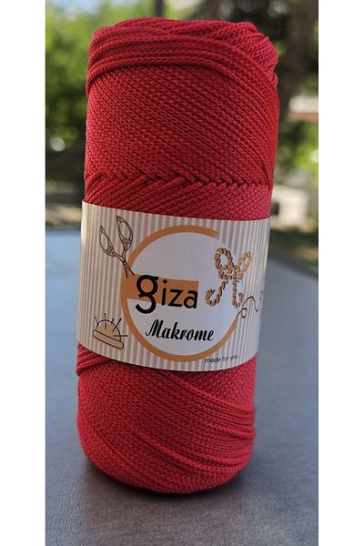 GİZA Runner & American Service Service No:3 Nm:1,5 Polyester Macrame Red