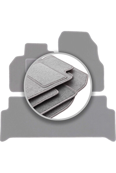 shumee Covorașe auto gri cenușiu pentru: Renault Scenic II monovolum (2003-2009)