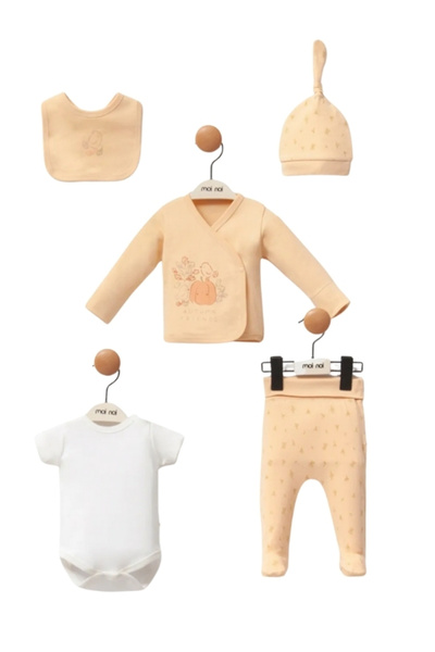 Moi Noi Pamuklu Bebek Hastane Çıkışı 5Li