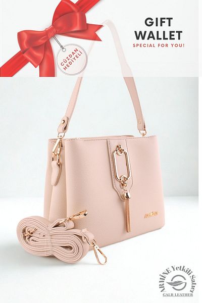 Armine Original Armine Premium Quality Women's Shoulder and Hand Bag Suitable for Daily Use 361 Cream +1