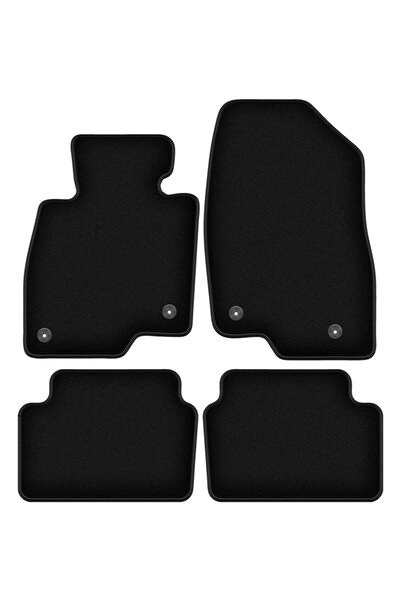 shumee Covorașe BASIC negre din velur pentru: Mazda 6 GJ III break (2012-)