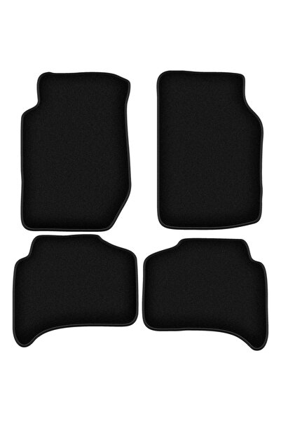 shumee Covorașe BASIC negre din velur pentru: Kia Sportage I SUV (1995-2004)