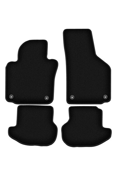 shumee Covorașe BASIC negre din velur pentru: Volkswagen Eos cabrio (2005-2015)