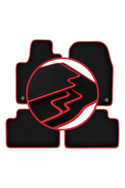 shumee Covorașe auto CARLUX-RED pentru: Dodge Durango III FL SUV (2013-2020)