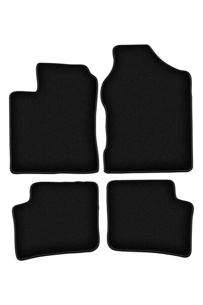 shumee Covorașe BASIC negre din velur pentru: Daihatsu Trevis hatchback (2006...