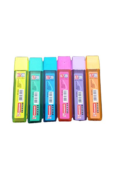 Mikro M-602 2B 60 mm 0.7 Kalem Ucu 6 Tüp Neon Renkler