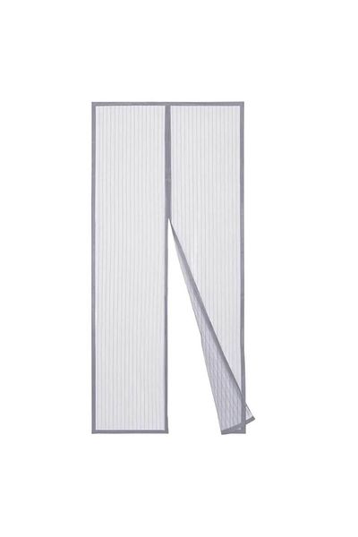 Palmonix Magnetic Mesh Curtain for Mosquitoes and Insects, Gray, 210 x 100 cm