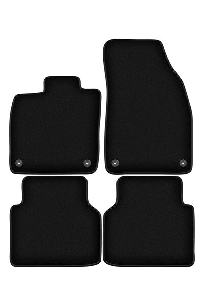 shumee Covorașe BASIC negre din velur pentru: Skoda Enyaq iV SUV (2020-)