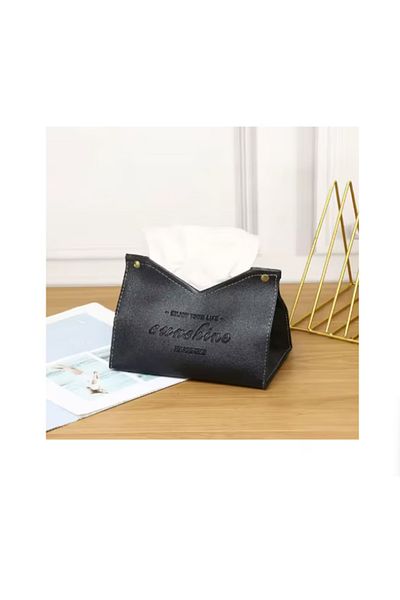 OEM Napkin Box, Black, 19 x 12x 13 cm