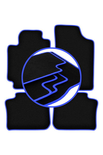 shumee Covorașe auto CARLUX-BLUE pentru: Toyota Camry VI sedan (2001-2006)