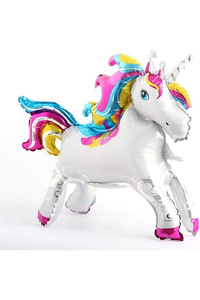 Generic Self Stand Unicorn Birthday Party Decorations Supplies Wedding Engagement Children's Day Foil Unicor