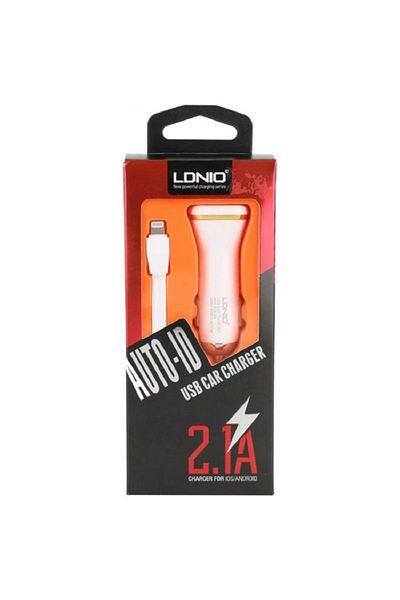 LDNIO USB Car Charger for iOS & Android Devices