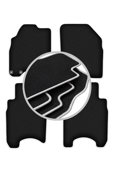 shumee Covorașe auto CARLUX-SILVER pentru: Honda Jazz II hatchback (2002-2007)