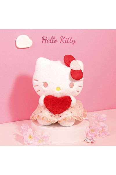 Choice Other 20cm KT Love Sanrio Hello Kitty Kuromi Melody Cinnamoroll Set Series Plush Toy Cartoon & Cute