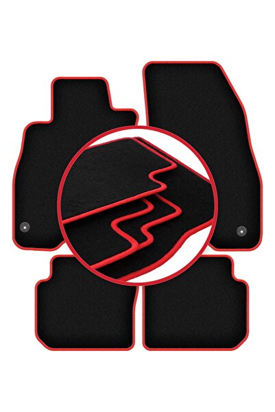 shumee Covorașe auto CARLUX-RED pentru: Fiat Punto 12' hatchback (2012-2018)