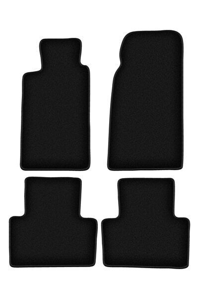 shumee Covorașe BASIC negre din velur pentru: Jaguar XJ6 X300 sedan (1994-1997)