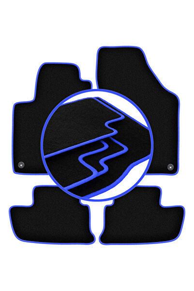 shumee Covorase CARLUX-BLUE pentru: Peugeot RCZ coupe (2010-2015)