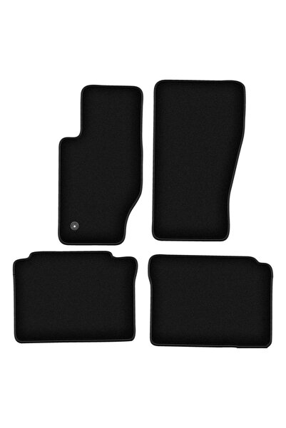 shumee Covorașe BASIC negre din velur pentru: Jeep Grand Cherokee III WK off-...
