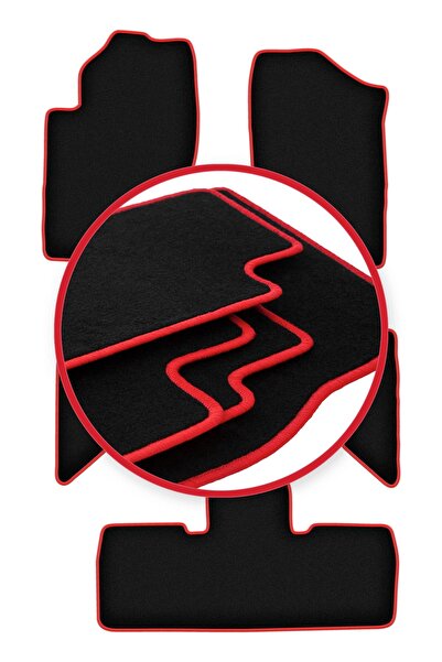 shumee Covorașe auto CARLUX-RED pentru: Nissan Pathfinder 7 locuri (fără face...