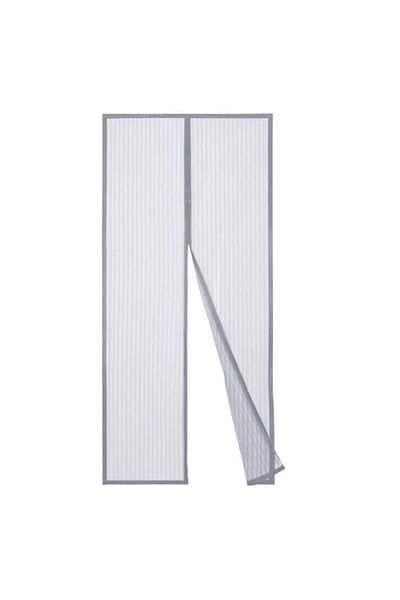 Palmonix Magnetic Mesh Curtain for Mosquitoes and Insects, Gray, 210 x 100 cm