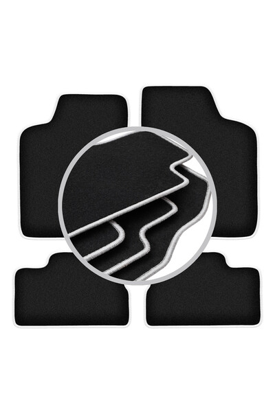 shumee Covorașe auto CARLUX-SILVER pentru: Opel Kadett E hatchback, break, se...