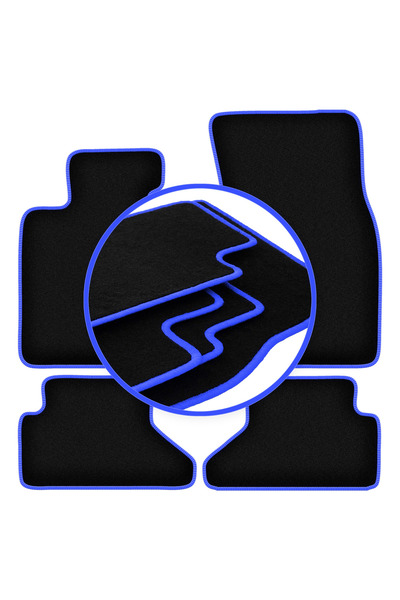 shumee Covorașe auto CARLUX-BLUE pentru: BMW 6 E64 cabrio (2003-2010)