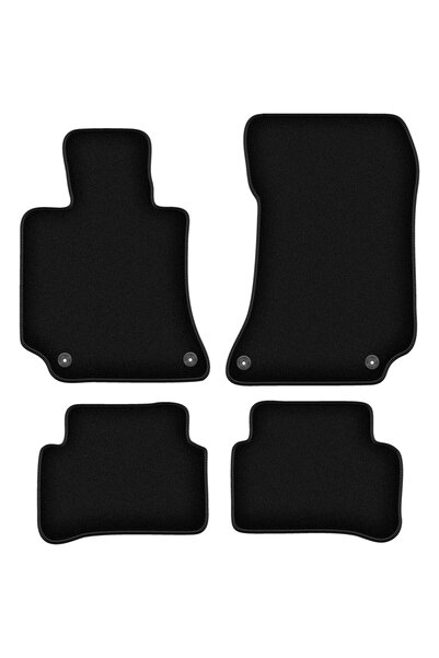 shumee Covorașe BASIC negre din velur pentru: Mercedes E W212 sedan, break, c...