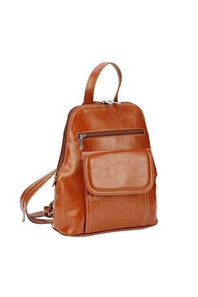 Magazinul de genti Rucsac de dama din piele naturala, model 119, Alb