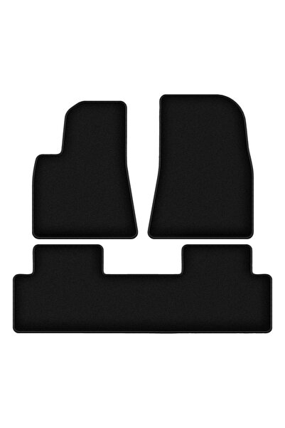 shumee Covorașe BASIC negre din velur pentru: Tesla Model 3 sedan (2017-)