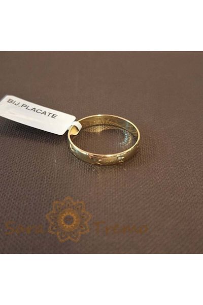 saratremo 18K Gold Plated Ring Armonio