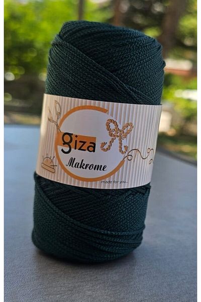 GİZA Runner & American Service Service No:3 Nm:1,5 Polyester Macrame Dark Green