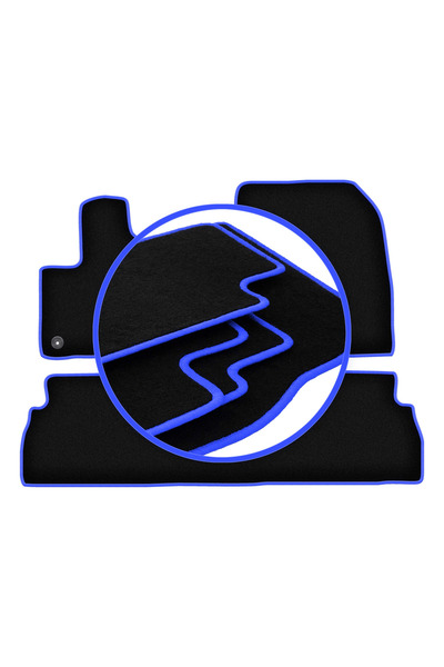 shumee Covorase CARLUX-BLUE pentru: Peugeot Rifter kombivan (2018-)