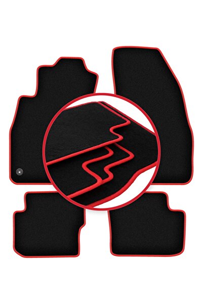 shumee Covorașe auto CARLUX-RED pentru: Fiat Punto EVO hatchback (2998-2012)