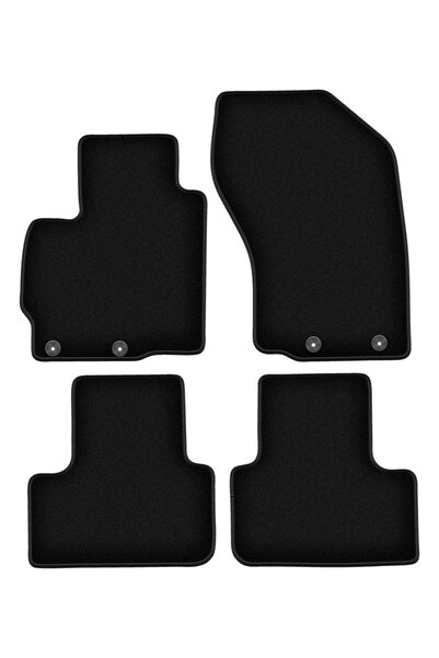 shumee Covorașe BASIC negre din velur pentru: Citroen C4 Aircross crossover (...