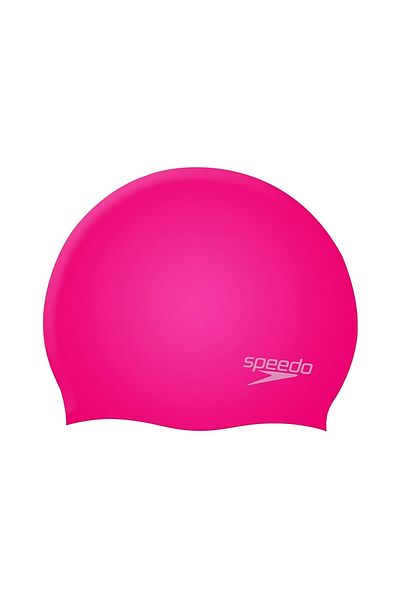 SPEEDO Molded Silc Cap Kids Silicone Swimming Cap 8-70990F290 Pink
