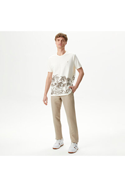 Nautica Erkek Bej Classic Fit Pantolon