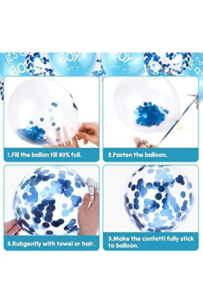 Generic Trimming Shop 14 Inch Baby Shower Foil Balloon for Newborn Baby Boy Welcome Party, Baby Baptism, Gen