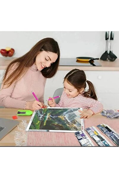 DUCK HOBY 65x50 Boncuklu Taş İşleme Mozaik Elmas Goblen Tablo Resim Boncuk Puzzle Dıamond Paıntıng Hı Stone