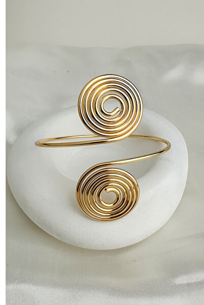 Modex Gold Color Metal Spiral Arm Accessory (9cm)