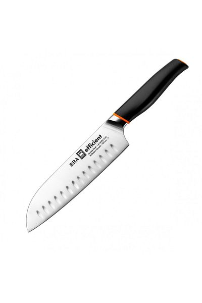 Bra Μαχαίρι Santoku BRA Αποδοτικό, γερμανικό ατσάλι, HRC 55, λεπίδα 18 cm